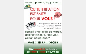 Initiation table de marque